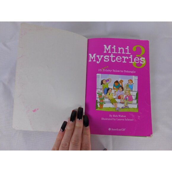 American Girl Mini Mysteries 3 Rick Walton Kids Book 20 Tricky Tales Softcover - Picture 4 of 5
